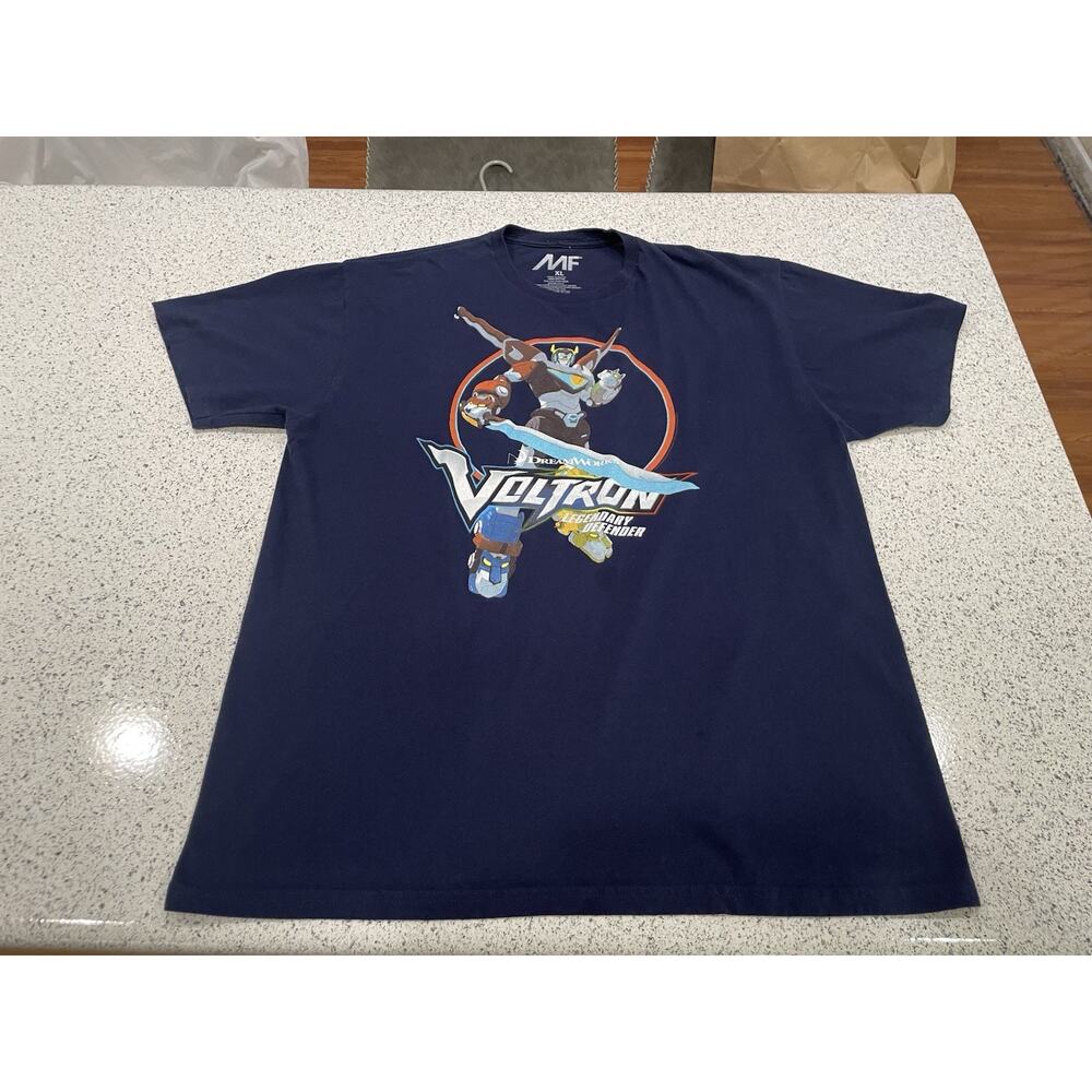 VOLTRON x MF Men's Graphic Print Blue Tee Adult Size XL Pre-Owned